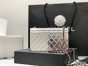 Kitlife Chanel Silver Small Flap Bag - 99141 - 18cm - 5
