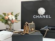Kitlife Chanel Golden Mini Flap Bag - 99139 - 7*12*4*cm - 5