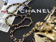 Kitlife Chanel Golden Mini Flap Bag - 99139 - 7*12*4*cm - 2