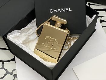 Kitlife Chanel Evening Metal Gold Bag - 16*9*3.5*cm