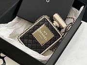 Kitlife Chanel Evening Bag Lambskin, plexi & gold-tone metal black - 16*9*3.5*cm - 4