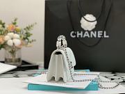 Kitlife Chanel Small Flap Bag Double C White - 13*9.5*6*cm - 6