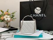 Kitlife Chanel Small Flap Bag Double C White - 13*9.5*6*cm - 5
