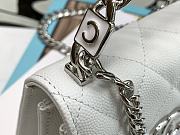 Kitlife Chanel Small Flap Bag Double C White - 13*9.5*6*cm - 4