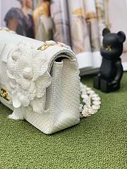 Kitlife Chanel Flap Bag White Flower - 25x7x16 cm - 5