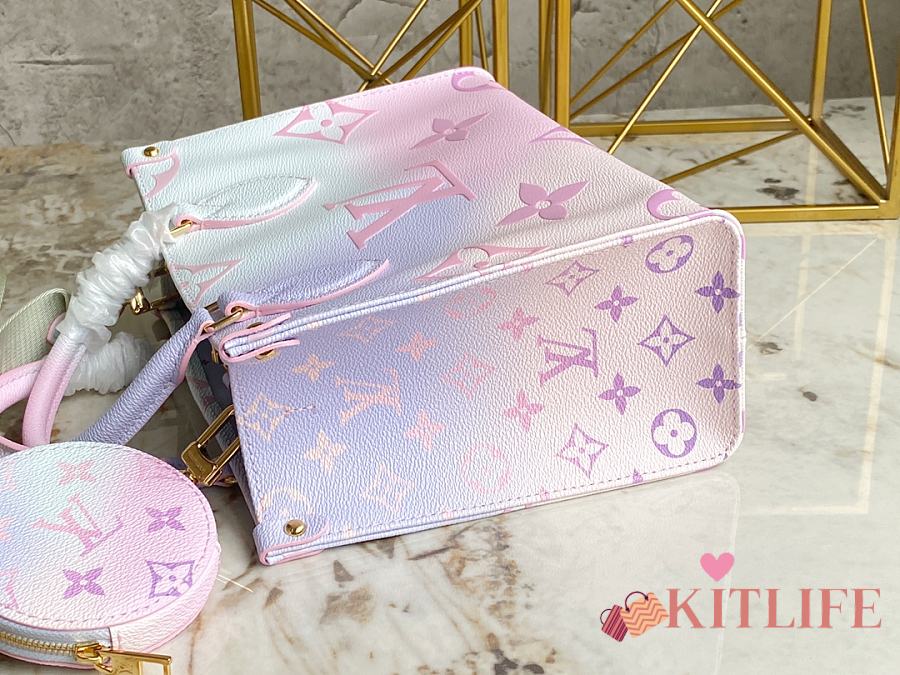 Kitlife Louis Vuitton Onthego PM Sunrise Pastel - M59856 - 25 x 19 x 11.5  cm #kitlife