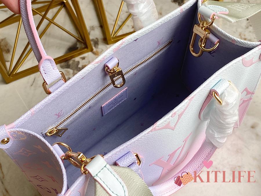 Kitlife Louis Vuitton Onthego PM Sunrise Pastel - M59856 - 25 x 19 x 11.5  cm #kitlife
