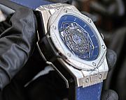 Kitlife Hublot Big Bang Sang Bleu Titanium Watch Black/Blue - 5