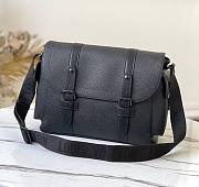 Kitlife Louis Vuitton Trunk messenger Black Bag Monogram embossed Taurillon leather - M58494 - 33 x 28 x 11 cm - 1