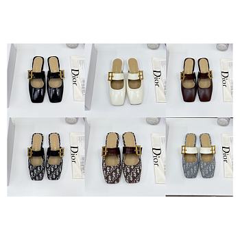 Kitlife Dior Flat Mules 6 colors