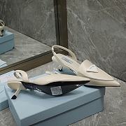 Kitlife Prada Brushed leather slingback pumps cream  - 2