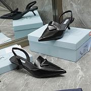 Kitlife Prada Brushed leather slingback pumps black - 2