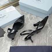 Kitlife Prada Brushed leather slingback pumps black - 3
