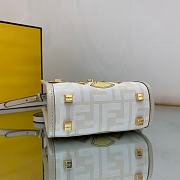 Kitlife Fendi Mini White Sunshine Shopper - 13×18×6.5 - 3