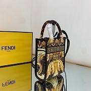 Kitlife Fendi Mini Multicolor Sunshine Shopper - 13×18×6.5 - 3