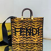 Kitlife Fendi Sunshine Medium Tiger motif in black and dark yellow - 35x31x17cm - 1