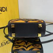 Kitlife Fendi Sunshine Mini Tiger motif in black and dark yellow - 13×18×6.5cm - 5