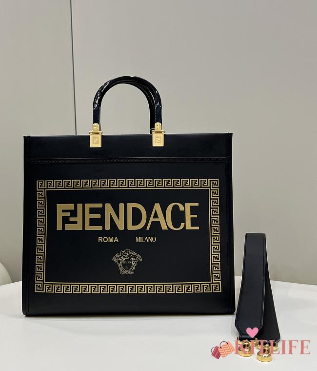 KITLIFE FENDACE LOGO SUNSHINE TOTE BAG - 35x31x17cm - 1