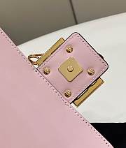 Kitlife Fendace Brooch mini baguette Fendace Pink leather bag - 20*13*5cm - 5