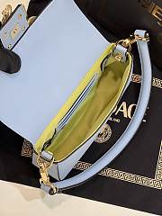 Kitlife Fendace Brooch mini baguette Fendace Blue leather bag - 20*13*5cm - 2