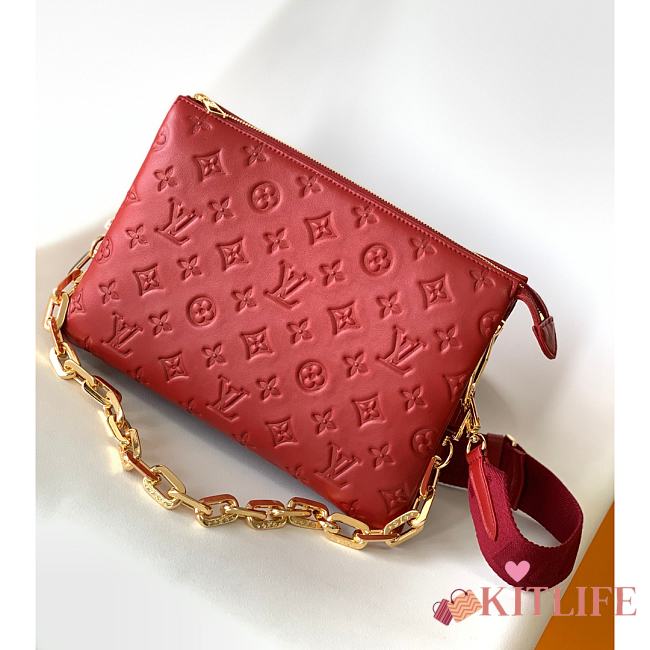 Kitlife Louis Vuitton Coussin PM Navy Rouge Bag - M57792 - 26 x 20 x 12 cm - 1
