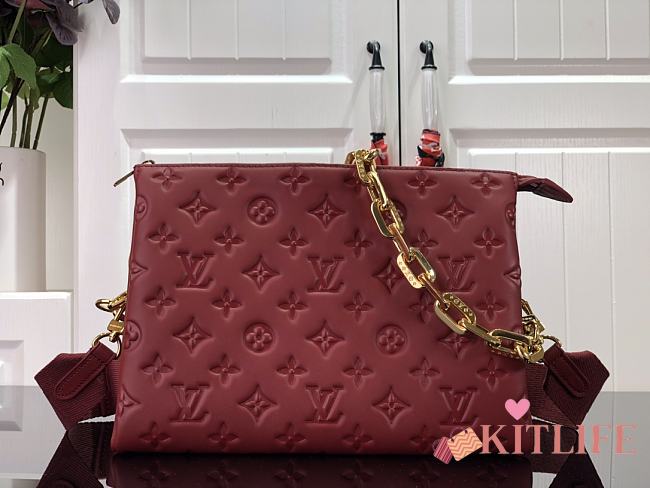 Kitlife Louis Vuitton Coussin PM Wine - M59275 - 26 x 20 x 12 cm - 1