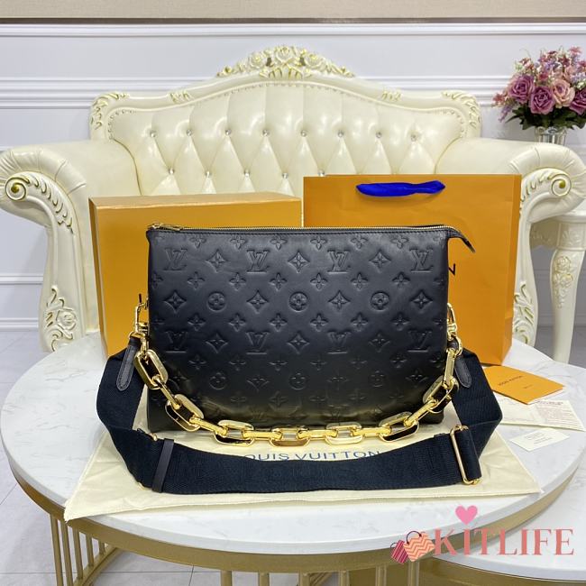 Kitlife Louis Vuitton Coussin MM Black Bag  - 1