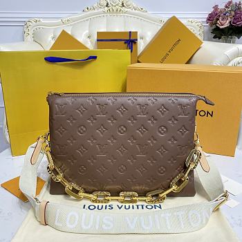 Kitlife Louis Vuitton Coussin MM Taupe Bag