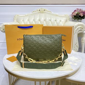 Kitlife Louis Vuitton Coussin MM Khaki Bag