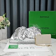 Kitlife Bottega Veneta clutch silver pouch - 38x18x18cm - 4