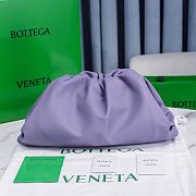 Kitlife Bottega Veneta Leather Purple Pouch - 40x18x18cm - 5