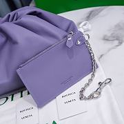 Kitlife Bottega Veneta Leather Purple Pouch - 40x18x18cm - 3