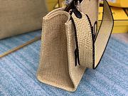 Kitlife Fendi Sunshine Medium Woven straw shopper - 35x31x17cm - 5