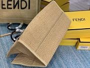 Kitlife Fendi Sunshine Large Woven straw shopper - 40.5x35x21.5cm - 5