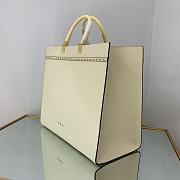 Kitlife Fendi Sunshine Large white leather shopper - 40.5x35x21.5 cm - 2