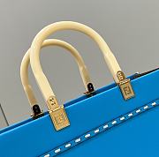 Kitlife Fendi Sunshine Medium Blue Bag - 35x31x17cm - 4