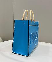 Kitlife Fendi Sunshine Medium Blue Bag - 35x31x17cm - 3