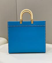 Kitlife Fendi Sunshine Medium Blue Bag - 35x31x17cm - 2