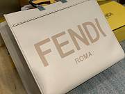 Kitlife Fendi Sunshine Large White leather shopper - 40.5x35x17cm - 6