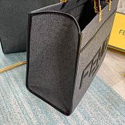 Kitlife Fendi Sunshine Large Canvas leather shopper - 40.5x35x17cm - 6
