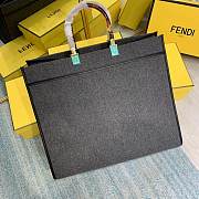Kitlife Fendi Sunshine Large Canvas leather shopper - 40.5x35x17cm - 3
