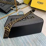 Kitlife Fendi Sunshine Large Canvas leather shopper - 40.5x35x17cm - 2