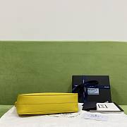 Kitlife Prada Re Edition Saffiano Leather Yellow Bag - 23x17x6.5 - 5