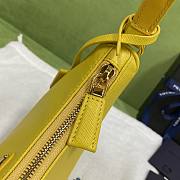 Kitlife Prada Re Edition Saffiano Leather Yellow Bag - 23x17x6.5 - 4