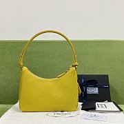 Kitlife Prada Re Edition Saffiano Leather Yellow Bag - 23x17x6.5 - 3