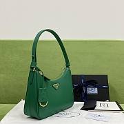 Kitlife Prada Re Edition Saffiano Leather Green Bag - 23x17x6.5 - 5