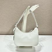 Kitlife Prada Re Edition Saffiano Leather White Bag - 23x17x6.5 - 5