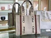 Kitlife Chloe Woody Tote Bag white & brown - MML0201 – 37x26x12cm - 1