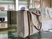 Kitlife Chloe Woody Tote Bag white & brown - MML0201 – 37x26x12cm - 2