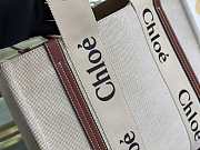 Kitlife Chloe Woody Tote Bag white & brown - MML0201 – 37x26x12cm - 6